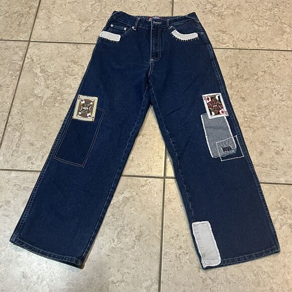 FUBU Platinum Fat Albert and the Junkyard Gang VTG Denim Jeans Size 16 (26x27) - Picture 4 of 7